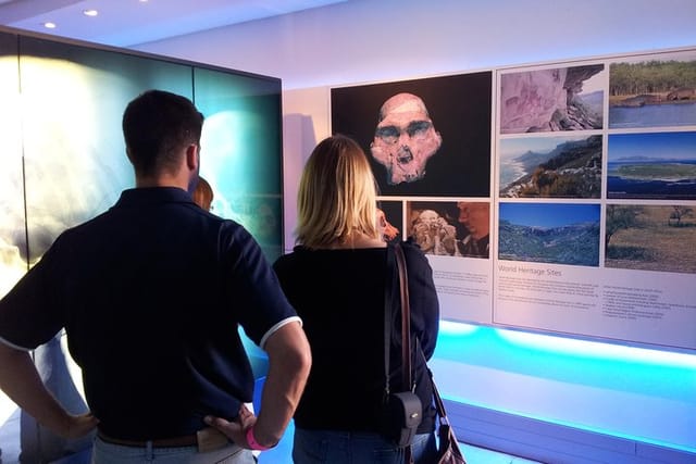 Exhibition at Sterkfontein Caves